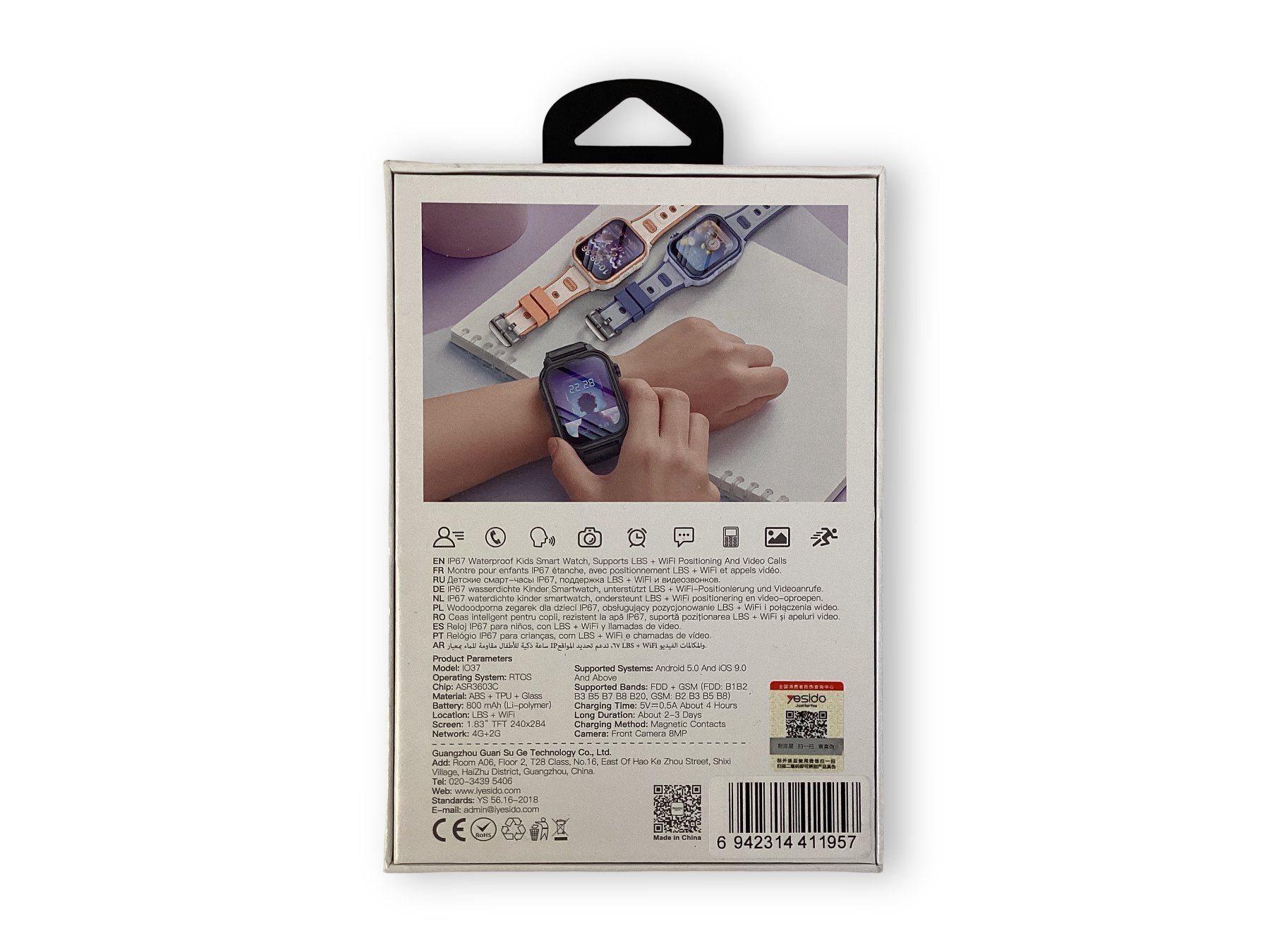 Smartwatch: YESIDO Kids Smart Watch – Nuovo (secondo la descrizione) da Zürich venduto da Restwert_Zuerich 6