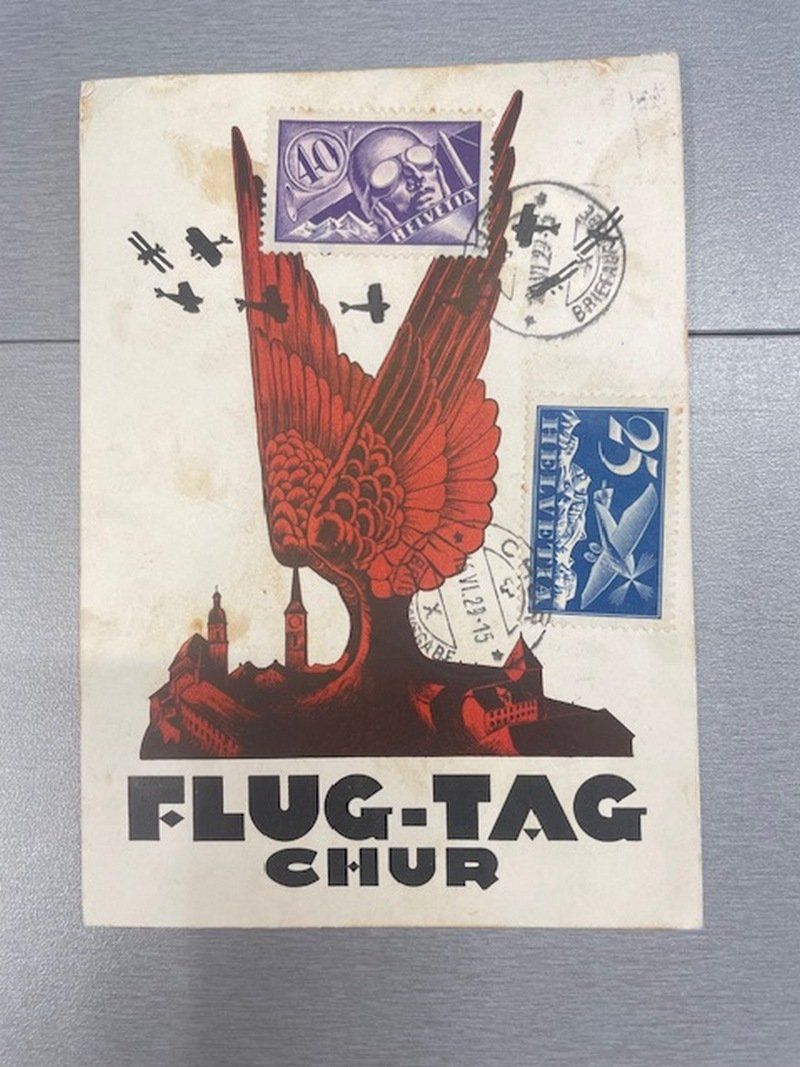 Tutti i francobolli: Lot 12 Flugpostbelege ab 1929 – Usato da Sirnach venduto da Melisangi 3