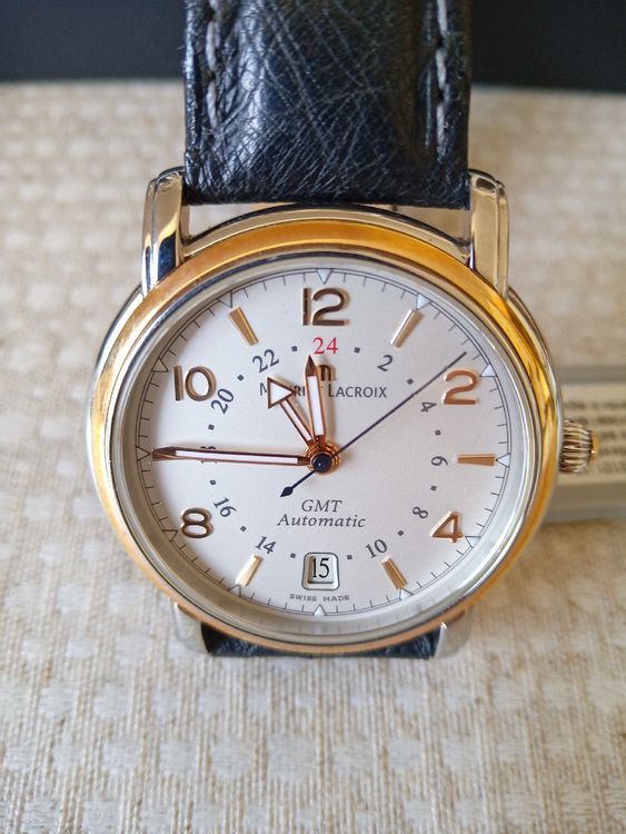 Maurice Lacroix Orologi: Maurice Lacroix Pontos Automatic GMT Date 18K neuwerig – Nuovo (secondo la descrizione) da Riehen venduto da Kmialrii 2
