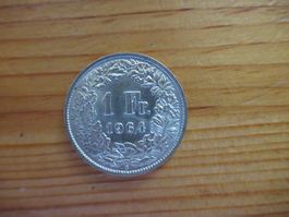 1 FR. SILBERMÜNZE VON 1964
