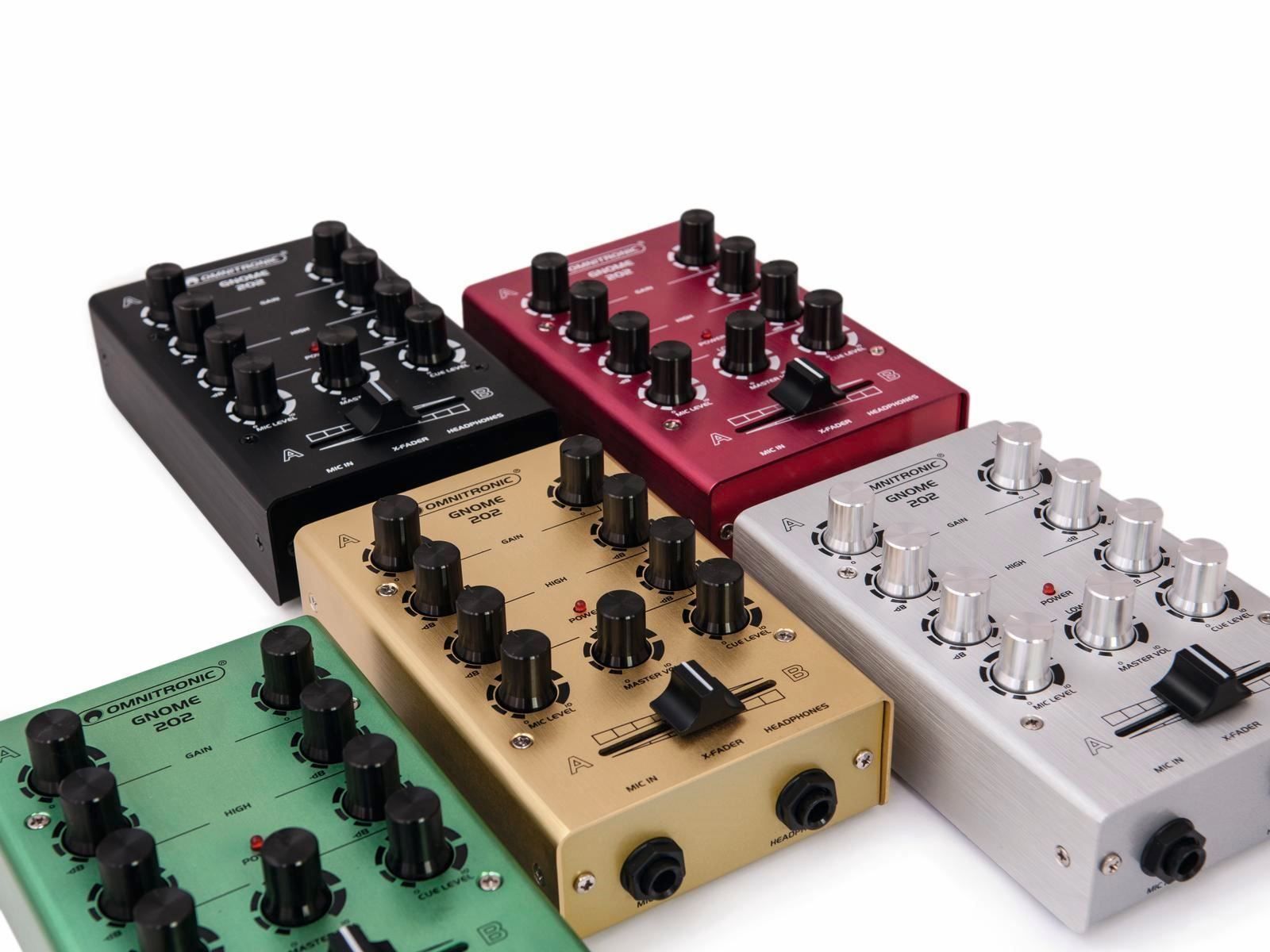 Console di mixaggio: OMNITRONIC GNOME-202 Mini-Mixer schwarz – Nuovo e nell'imballaggio originale da Däniken SO venduto da Profog1 7