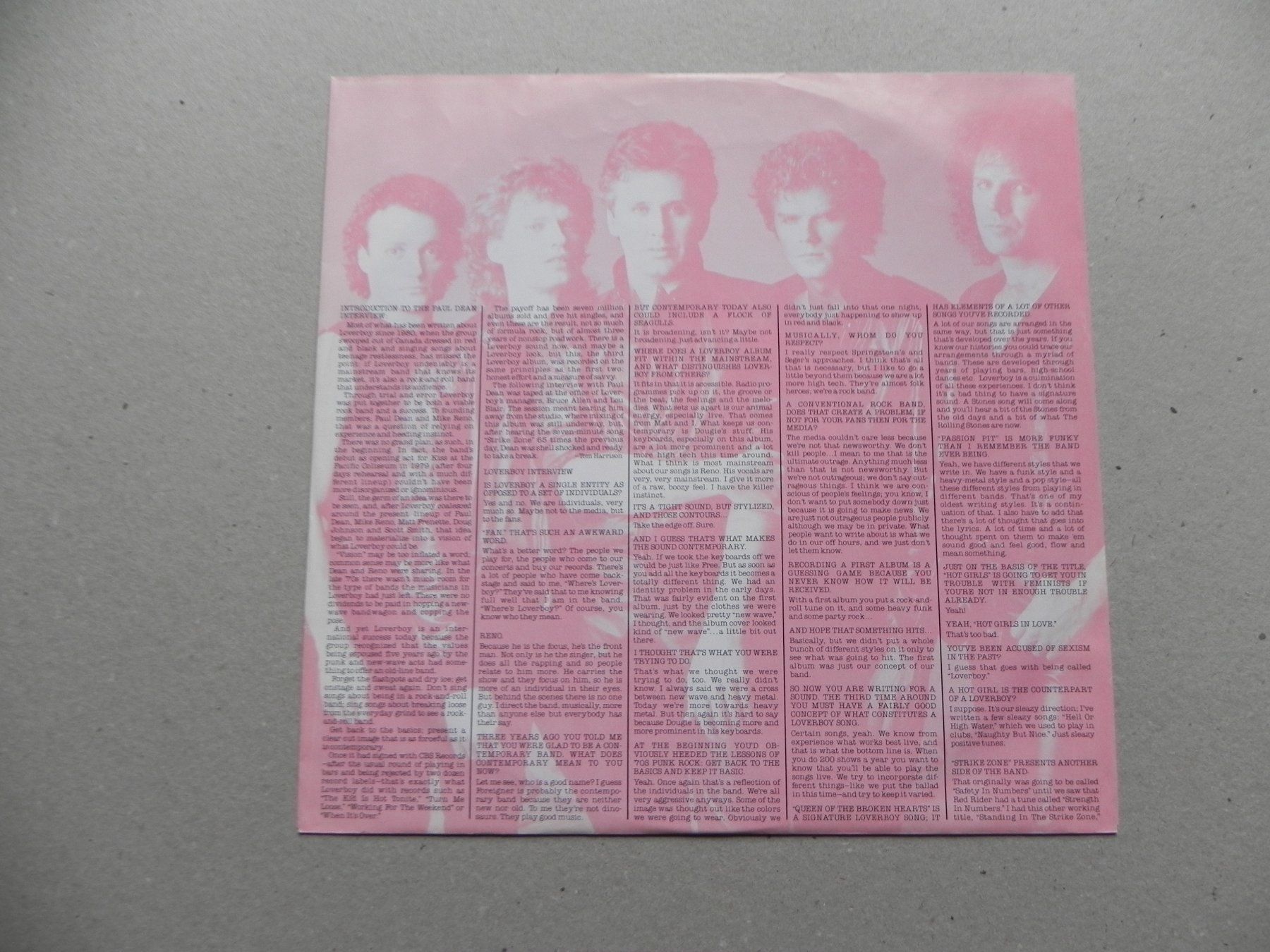 Schallplatten: LP Kanada Rock Band Loverboy 1983 Keep it up – Gebraucht aus Siebnen von krimsie 2