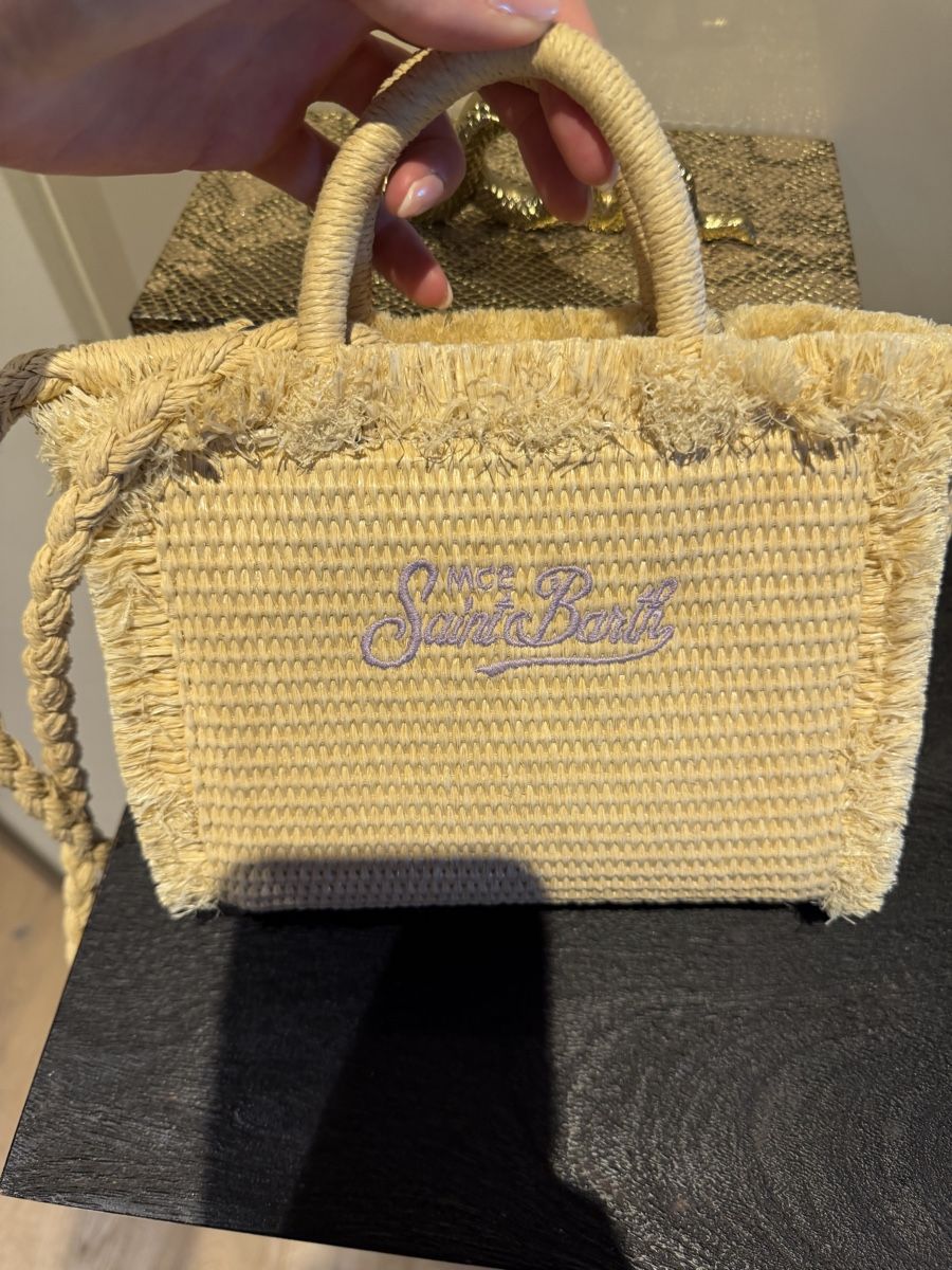 Taschen für Damen: Tasche Saint Barth Stroh bestickt – Gebraucht aus Schindellegi von schindeli 3