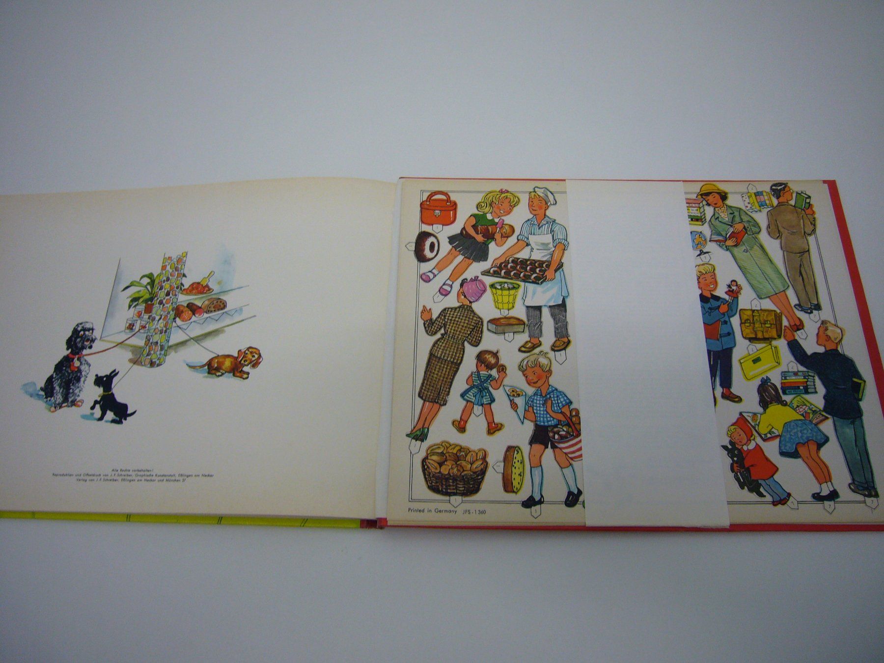 Libri: Antikes Kinderbuch "Wir kaufen ein", Lotte Oldenburg, 50er – Nuovo (secondo la descrizione) da Affoltern am Albis venduto da Stationeleven 8