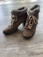 Paul Green Stiefeletten Leder braun Grösse 42