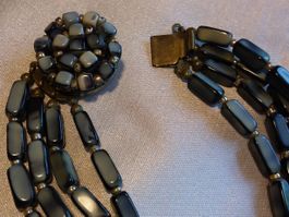 Antikes Glas Collier ca 20er Jahre