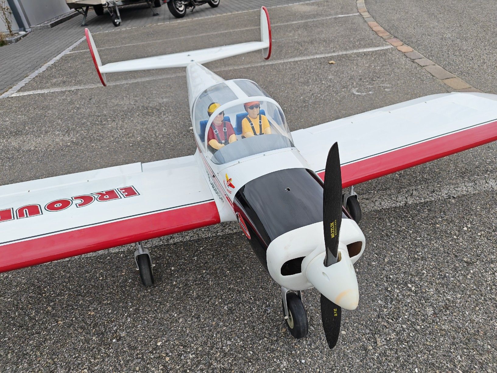 Modellismo RC: schönes RC Flugzeug Ercoupe, neu – Nuovo (secondo la descrizione) da Kallern venduto da Slobsen 2