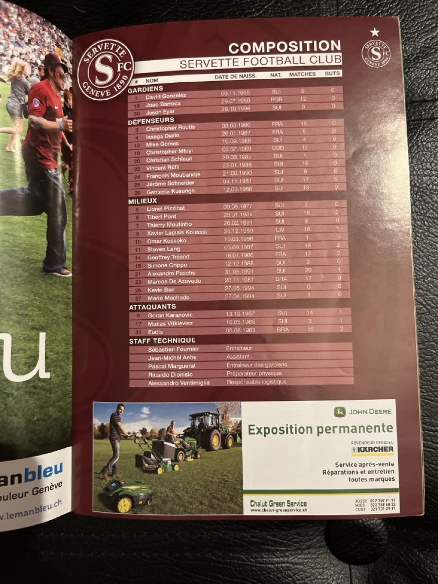 Zeitschriften & Magazine: Servette FC FC Basel Matchprogramm 2012/13 – Gebraucht aus Wallisellen von theadicts77 1