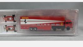BREKINA 58575 (H0,1:87) Fiat 691 T Renntransport-SZ, 2 Ferra
