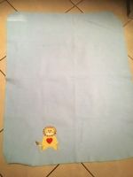 Kinder Decke blau mit Löwe
