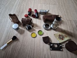 Objectifs Zeiss Tessar Sonnar et accessoires