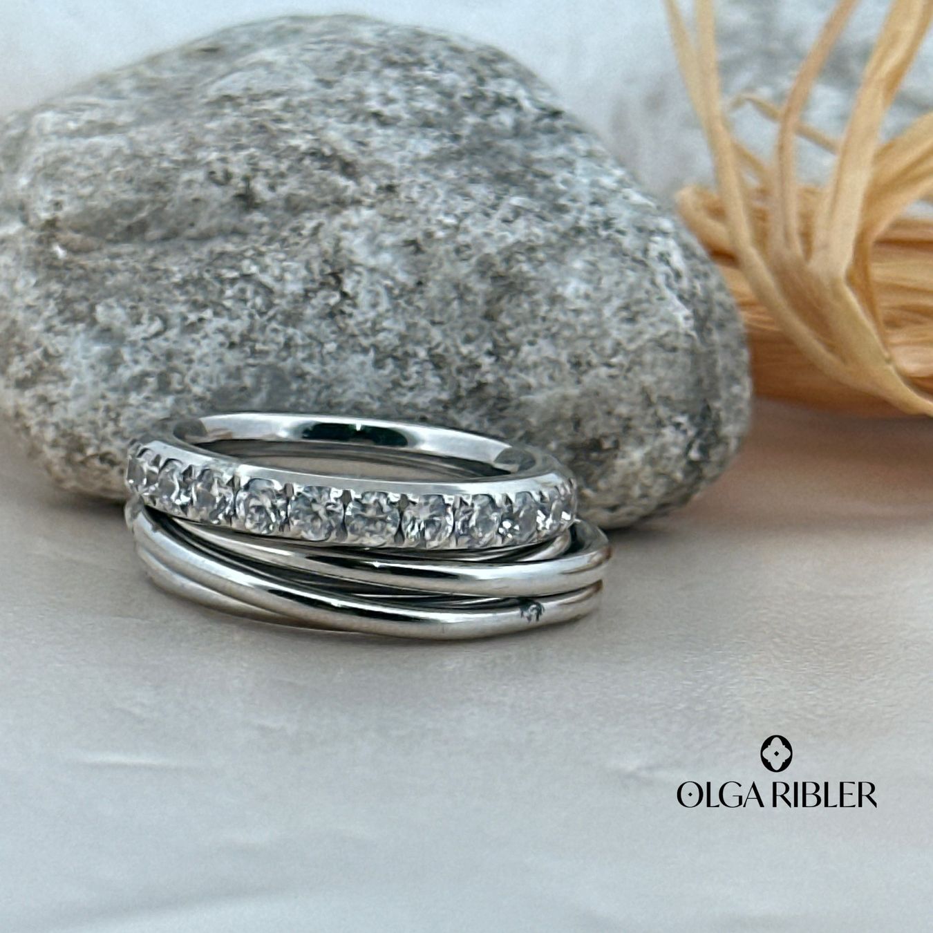 Olga Ribler Ringe: Edelstahl Ring Set Grösse 58 – Neu (gemäss Beschreibung) aus Luzern von byolgaribleroutlet 3