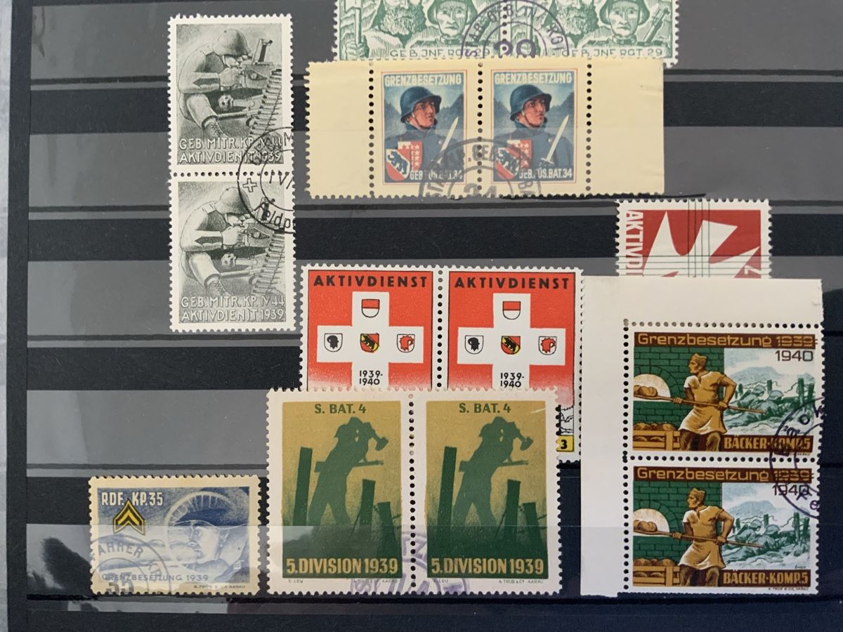 Alle Briefmarken: Soldatenmarken – Gebraucht aus Binningen von chr_cr5n 2