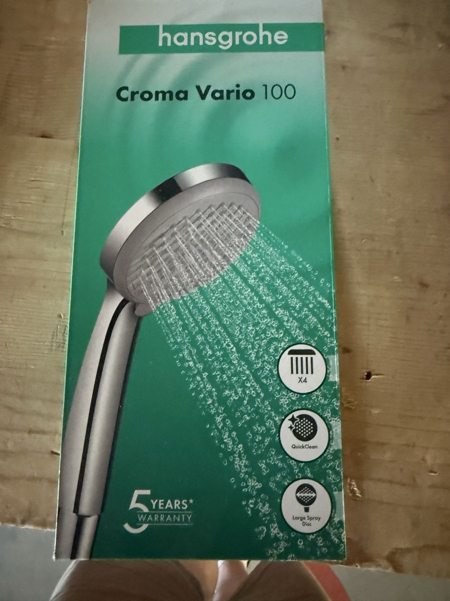 Hansgrohe Duschbrausen: Hansgrohe Croma Vario 100 Brause Neu – Neu und originalverpackt aus Zell LU von Entlebuch5