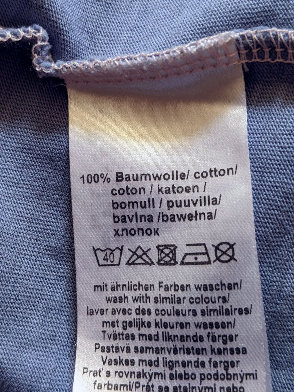 T-shirt: BASICALLY YOU : T-shirt bleu clair/argenté 56 – Nuovo (secondo la descrizione) da Petit-Lancy venduto da lilycerise 6