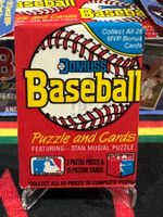 🔥 1988 Donruss Baseball – Puzzle & Cards Pack (Vintage MLB