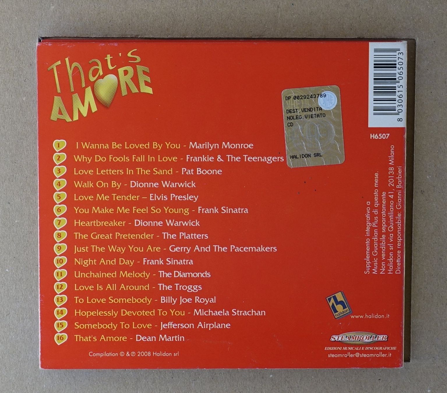 CDs: That's Amore - F29 – Gebraucht aus Sessa von fraenklishop 1