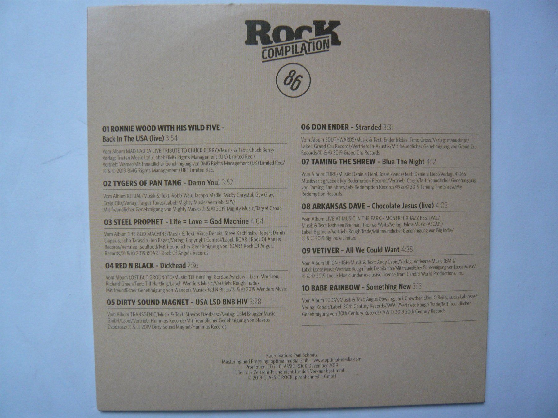 CD: Various 4 CD Classic Rock Compilation – Usato da Winterthur venduto da Cajun 5