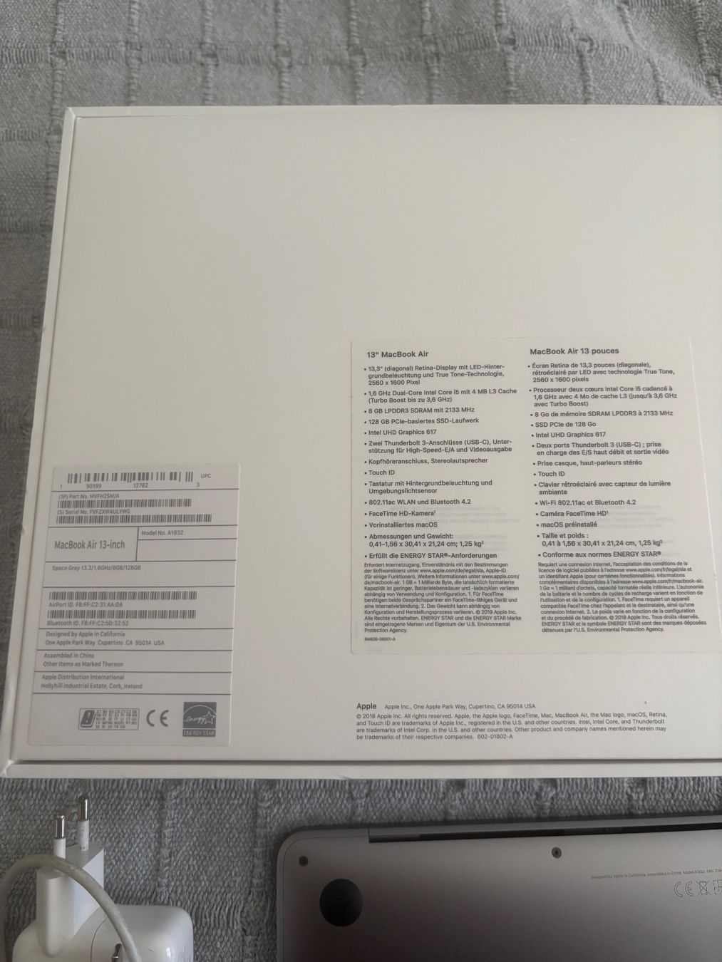 Apple Notebook: MacBook Air 13" (2019) - Space Grau – Usato da Brügg BE venduto da doppelrittberger 5