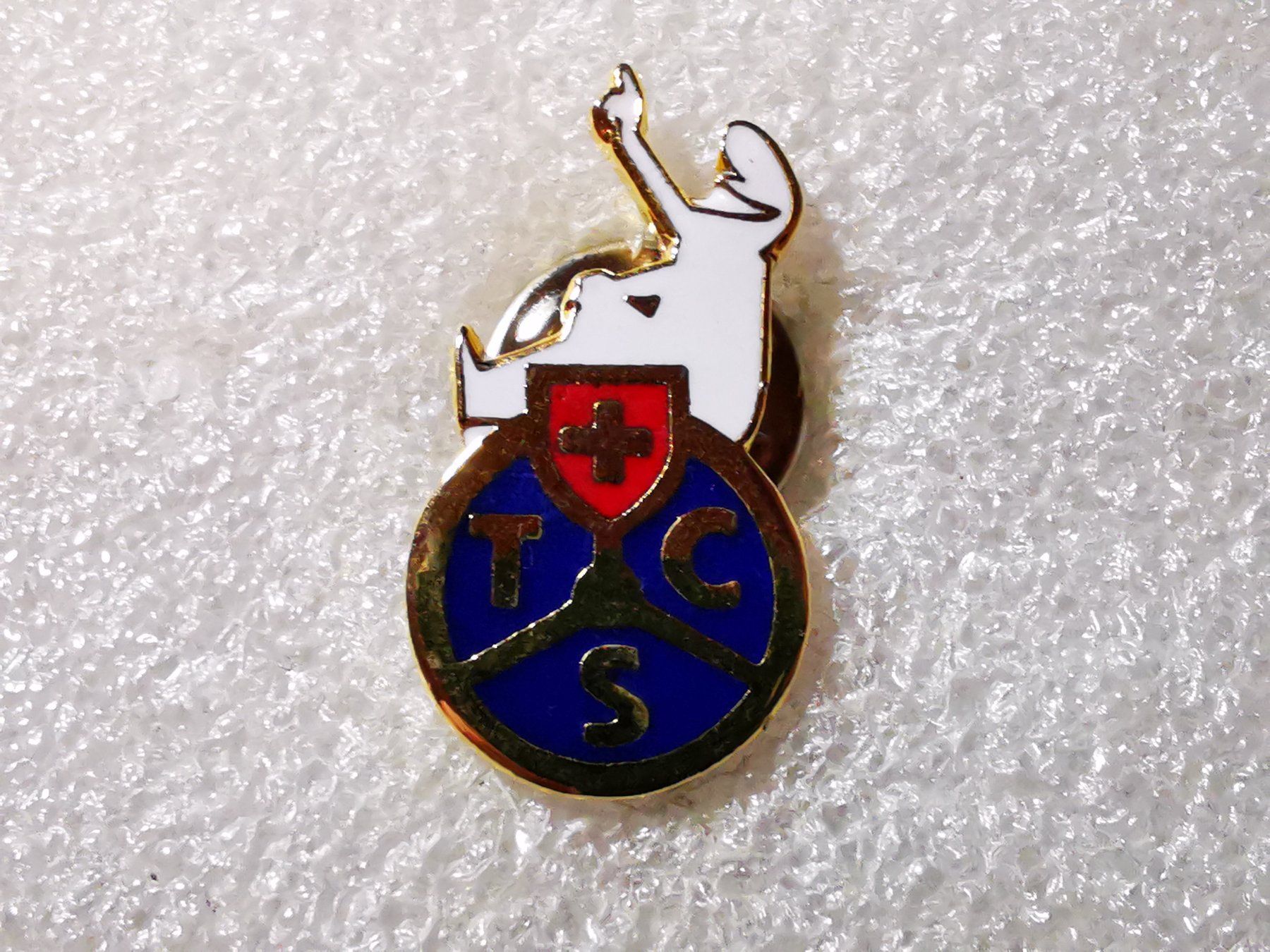 Placchette & Badge: Ansteckpin 31: TCS – Usato da Oppligen venduto da Pin-Fall-Shop
