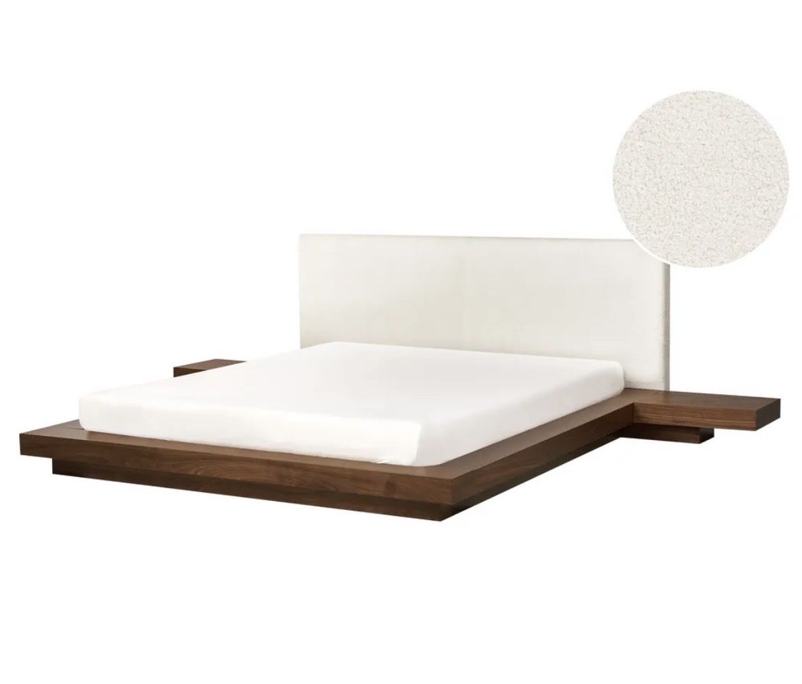 Beliani Letti: Japandi Bett 160x200 Nussbaumfurnier – Usato da Oberwil BL venduto da nat_n2nh 2