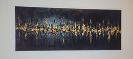 abstrakte Leinwandbild