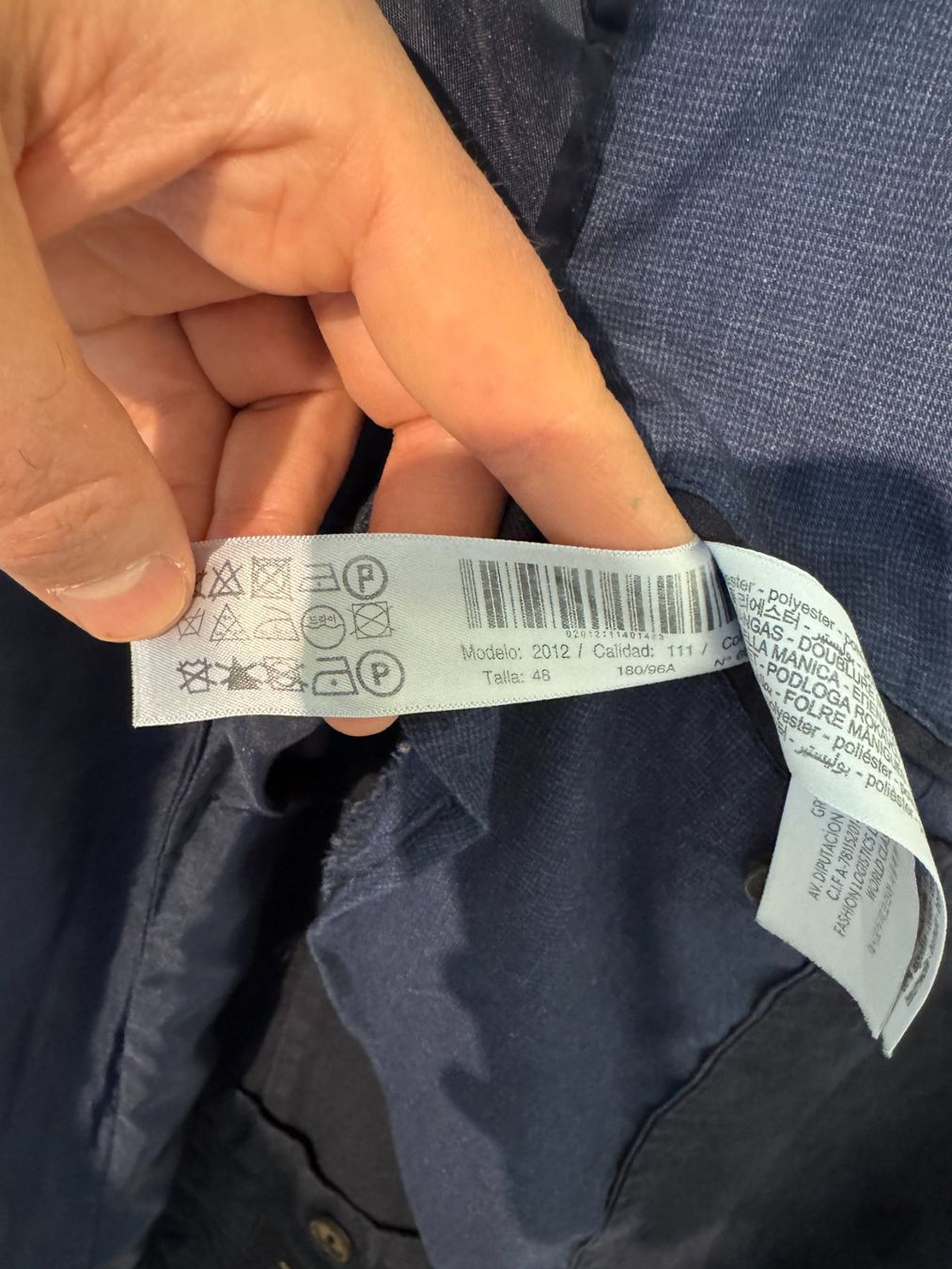 Massimo Dutti Giacche: NEU Jacket Blazer Leinen Dunkel-Blau MASSIMO DUTTI 48 / M – Usato da Männedorf venduto da LTMCS 7