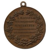 Schützenmedaille 1895 Winterthur ->RRR - Rarität<- G.Hauser