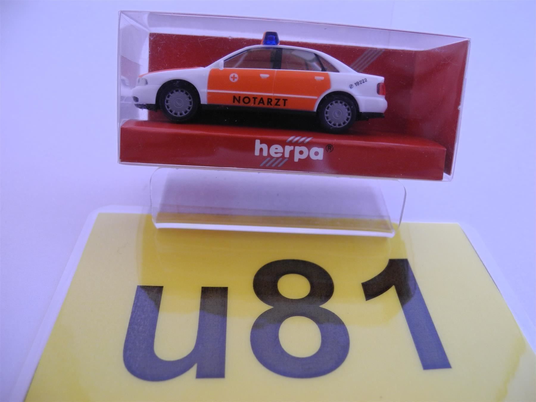 Herpa Modellini d'auto: Herpa 044004 Audi A4, Nr. u81 – Nuovo e nell'imballaggio originale da Kottwil venduto da Crazyrolf