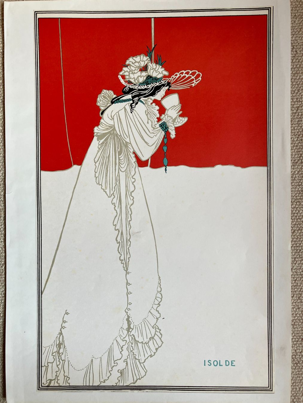 Foto & Immagini: Jugendstil, A. Beardsley, Isolde – Usato da Männedorf venduto da Amleto3 1