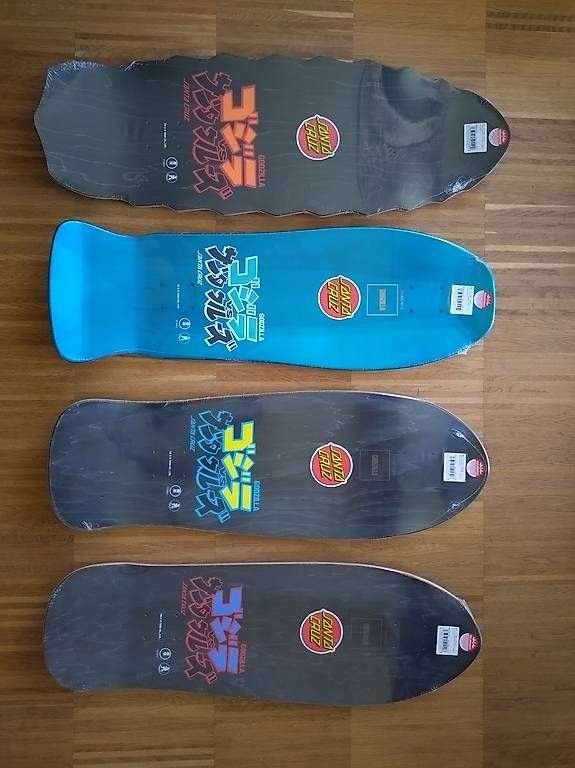 Santa Cruz Skateboards: Santa Cruz - Godzilla Skateboard Decks – Usato da Ibach venduto da Rgwerder 3