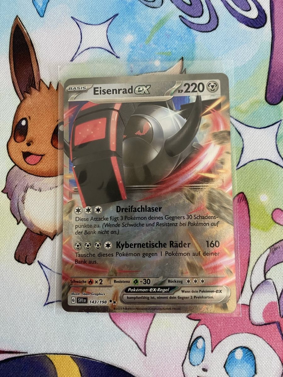 Pokémon Carte collezionabili: Pokemon Eisenrad ex 143/198 SVI – Usato da Grindelwald venduto da TSG-G-Town