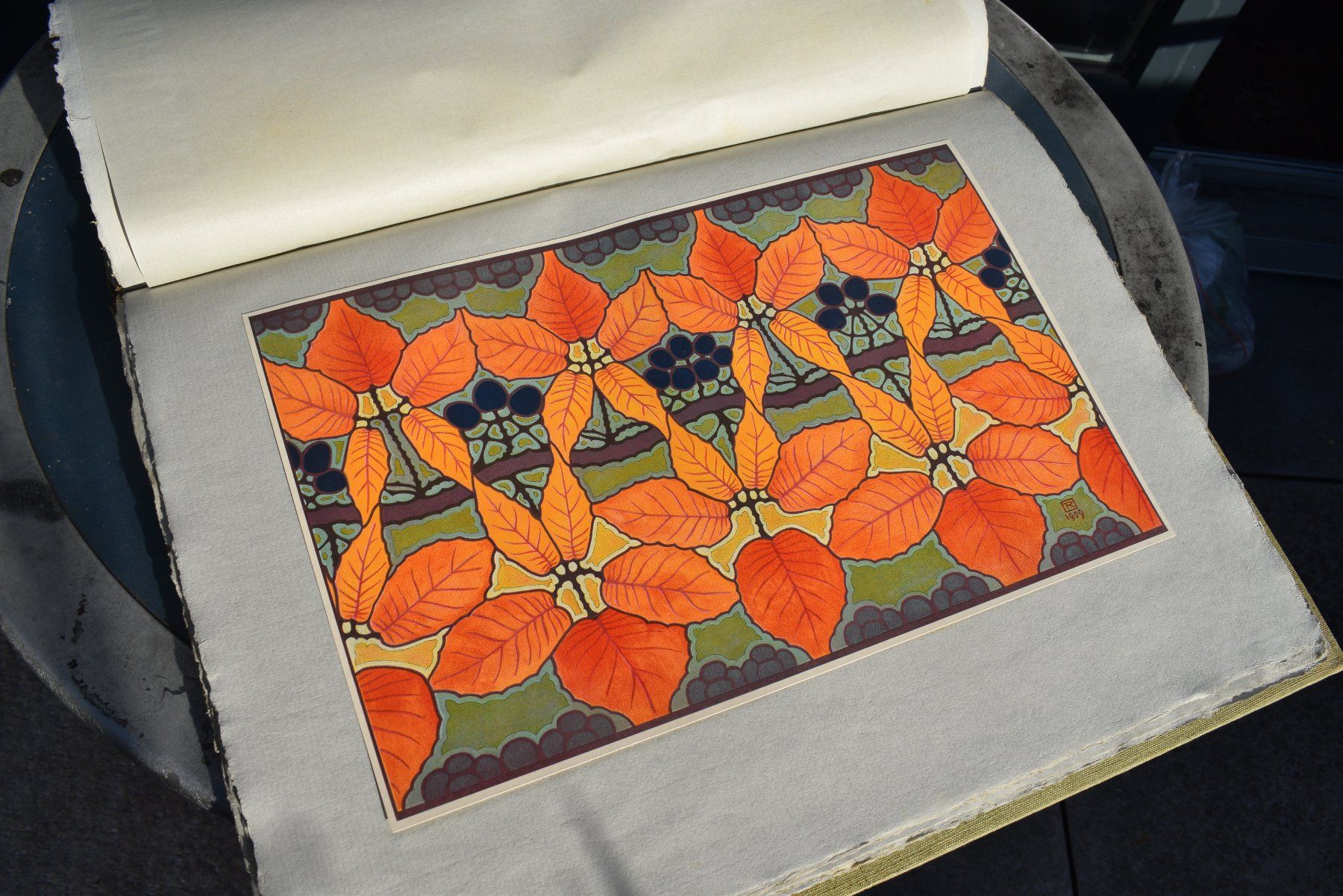 Arts picturaux & lithographies: Feulles d'Automne Edit. Ph.Robert Ried Bienne 1909. – D'occasion à Brügg BE par Aristotolius 5