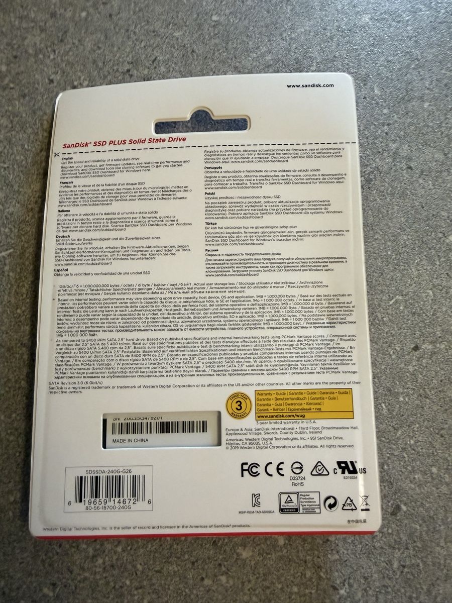 Sandisk Dischi rigidi: Sandisk SSD Plus – Nuovo e nell'imballaggio originale da Güttingen venduto da JeffreyGucc 1