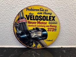 VELO SOLEX METALL Blechtafel Dekoration NEU! 2 Stück!