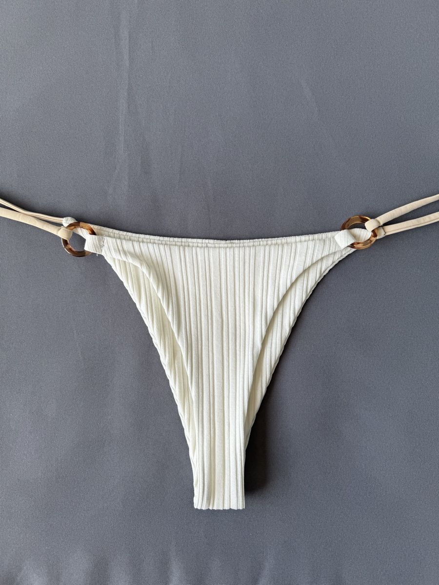Maillots de bain & Bikinis: White Ribbed Bikini – Neuf (Voir description) à Seengen par amandasartori 3