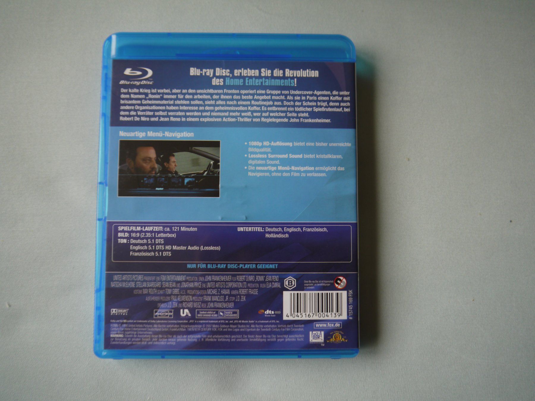 Tutti i DVDs: RONIN- Robert De Niro/Jean Reno – Usato da Hagendorn venduto da Blaf 1