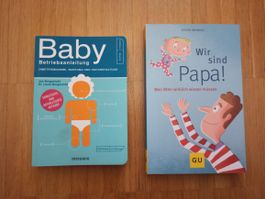 2 Lustige Bücher "Baby" & "Wir sind Papa!"