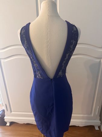 Zara sexy Kleid königblau xs-s rückenfrei