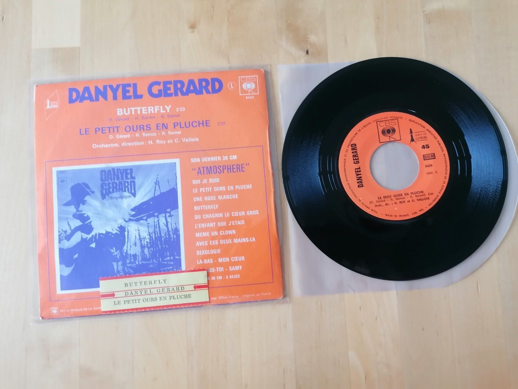 Schallplatten: Danyel Gérard ‎– Butterfly – Gebraucht aus Emmenbrücke von lamorak 1