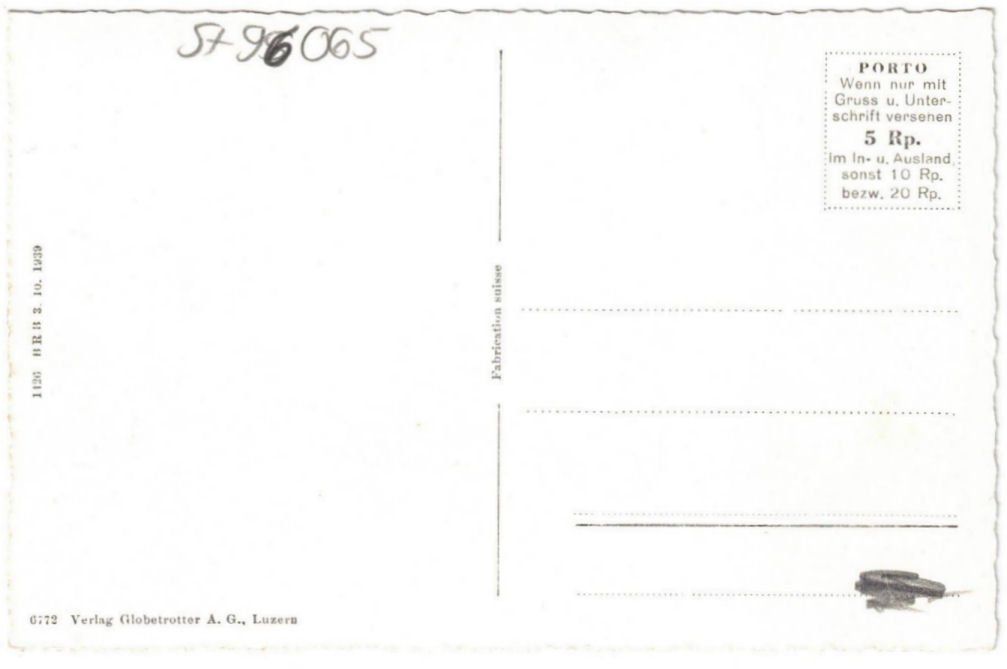 Cartoline postali: Rigi - Skilift Rigi-Rotstock – Usato da Binningen venduto da Mountainrider 1