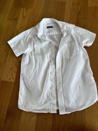Hemd Kurzarm weiss Gr. 116