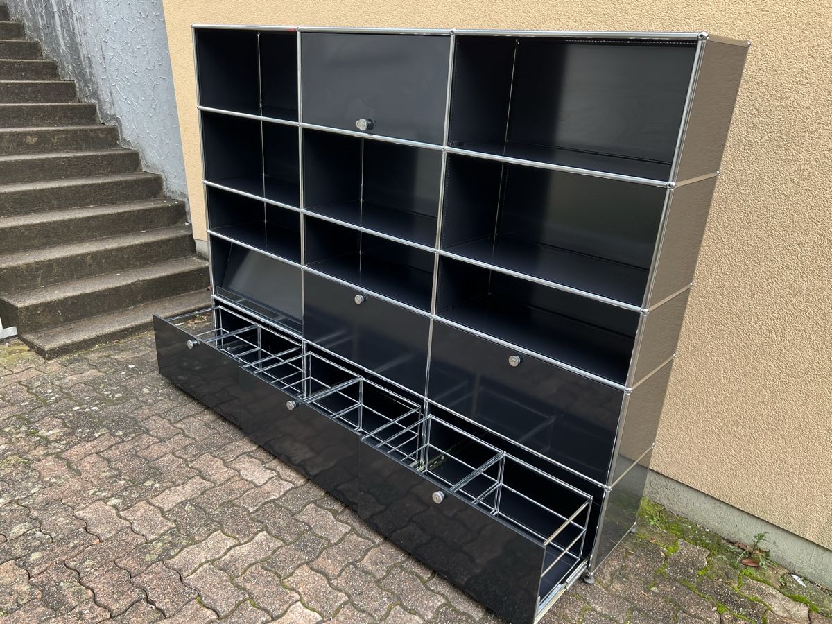 Regale: USM Haller Sideboard Schwarz 3x5 – Gebraucht aus Dietikon von Kumar_Occasionen 4