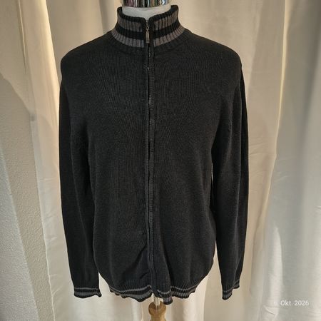 Herren Strickjacke Biaggini dunkelgrau Grösse XL