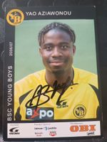 Yao Aziawonou - YB - Saison 2006/07 - Handsignierte Karte