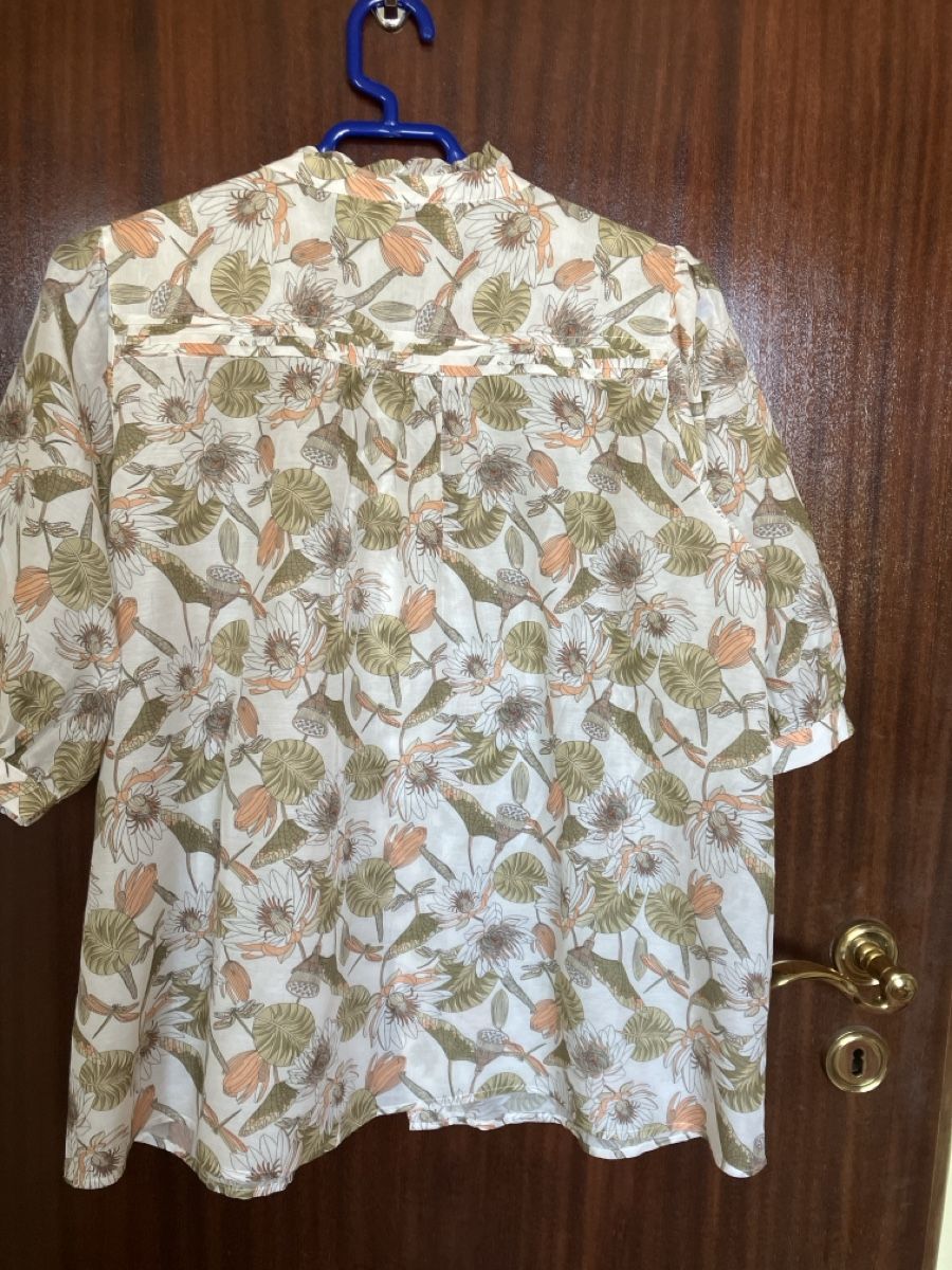 Hemisphere Camicette: Hemisphere Cashmere Bluse, Blumenmuster, Grösse 38 – Usato da Zürich venduto da ste_5hsh 3