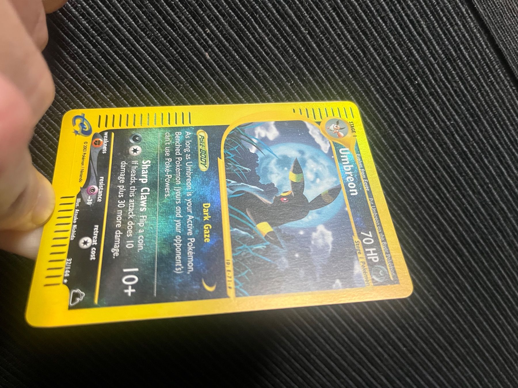 Pokémon Sammelbilder & Trading cards: Pokemon Umbreon Reverse Holo 32/144 Skyridge – Gebraucht aus Wabern von Collectfun 2