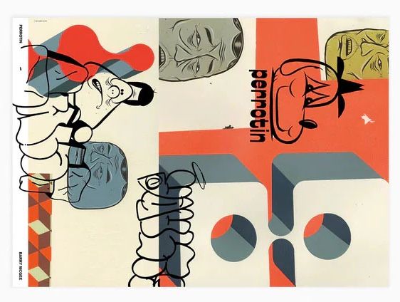 Grafiken & Lithographien: Barry McGee, Fuzz Gathering, 2021 Offset lithograph on wove – Neu und originalverpackt aus Chêne-Bougeries von CollectorGVA 2