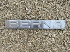Schild BERNA hinten