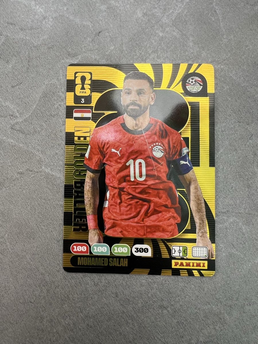 Panini Carte collezionabili: WM 26 Gold Mohamed Salah – Nuovo (secondo la descrizione) da Männedorf venduto da JaLa.